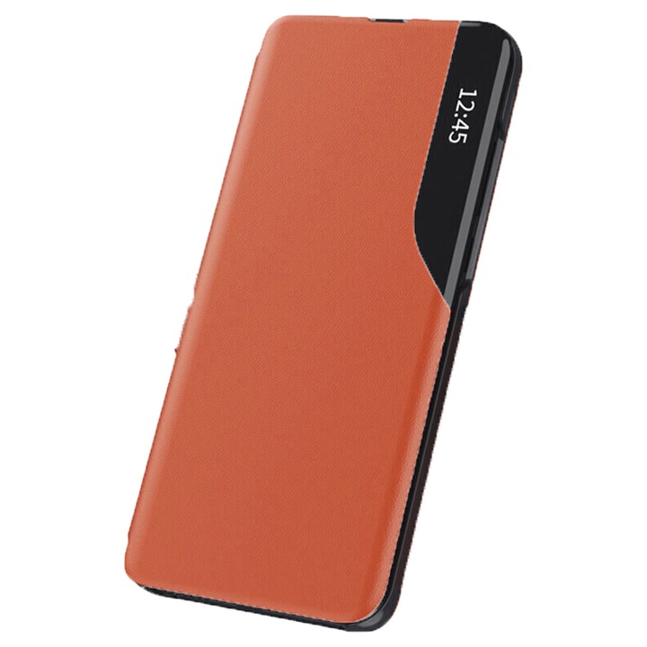 Кейс съвместим със Samsung Galaxy A50, eFold, Techsuit - оранжев