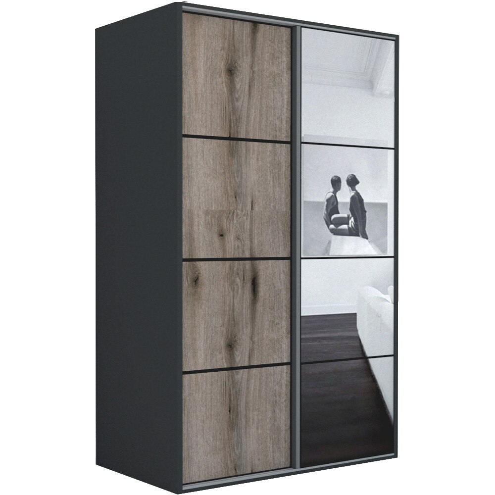 Dressing Genarom LEX D, Stejar Monastery / Oglinda L, 171 x 240 x 66 cm