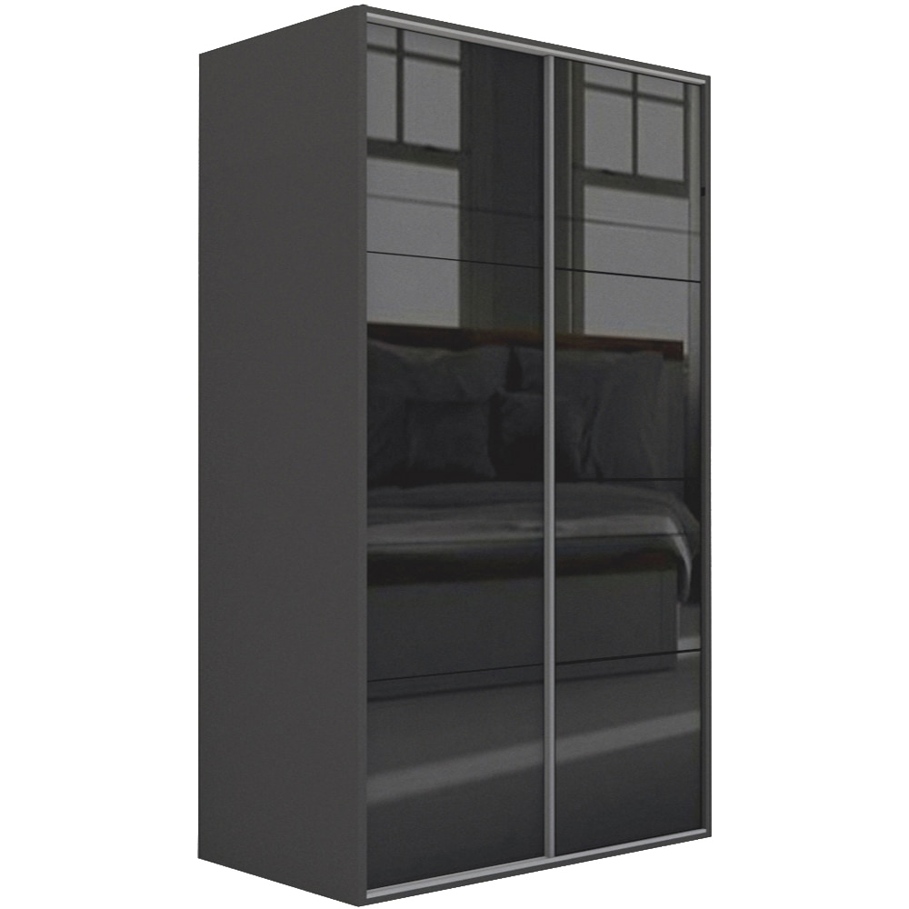 Dressing Genarom LEX C, Negru Lucios, 171 x 240 x 66 cm