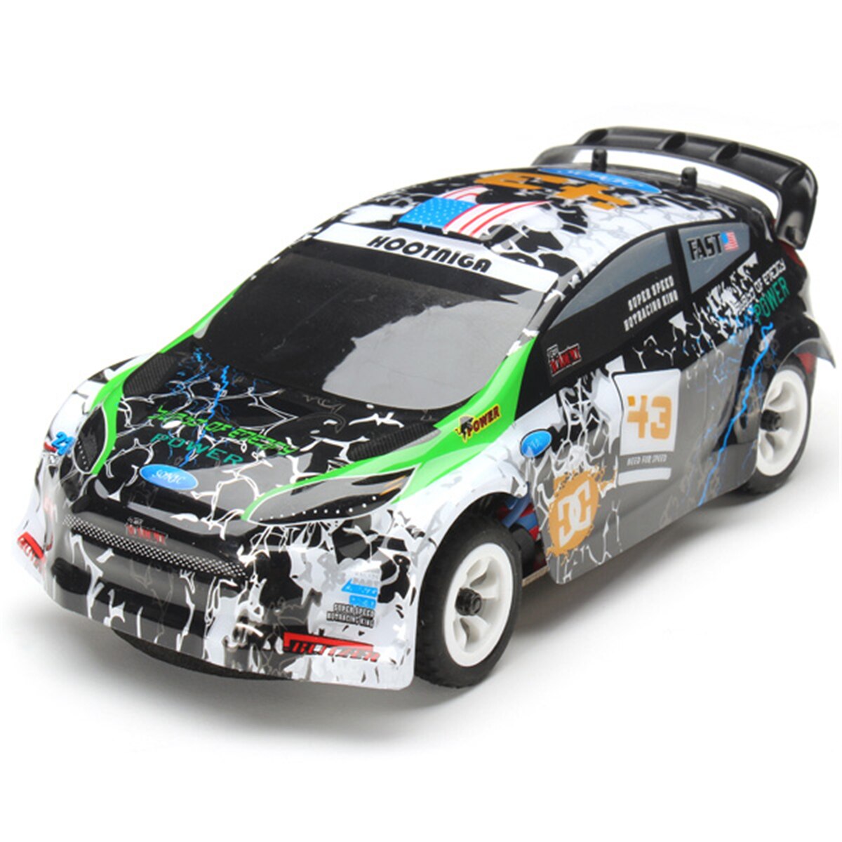Masina curse RC WLToys, 30km/h, 16.5x8x5.8 cm, Negru