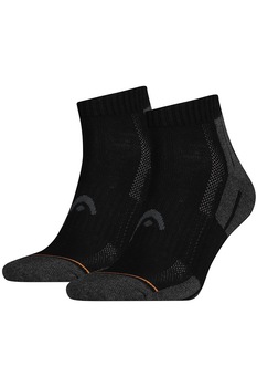Set 2 perechi de sosete, Head, Unisex, Negru/gri, marimea 39-42 Set 2 perechi de sosete, Head, Unisex, Negru/gri, marimea 39-42