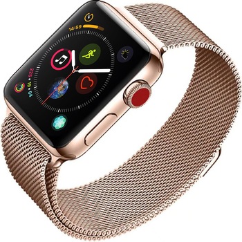 Curea metalica ZAFIT™ Milanese Loop, pentru Apple Watch 7/6/5/4, Display 40/41 mm, Gold Rose Curea metalica ZAFIT™ Milanese Loop, pentru Apple Watch 7/6/5/4, Display 40/41 mm, Gold Rose