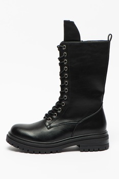 MUSK, Ghete de piele ecologica, Negru MUSK, Ghete de piele ecologica, Negru