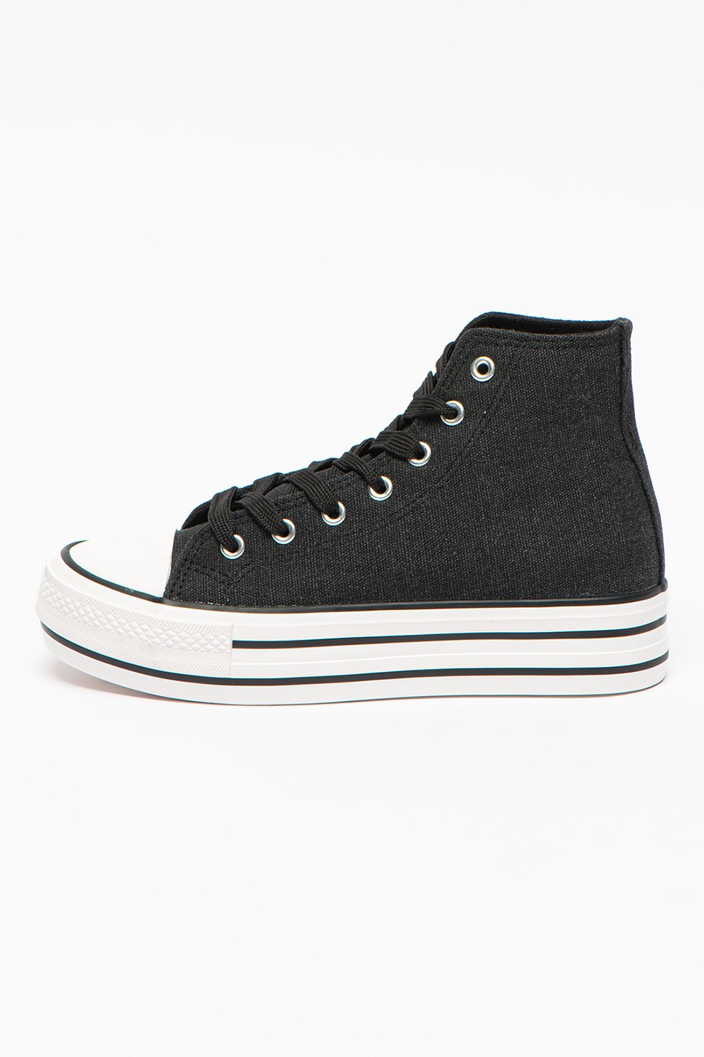MUSK, Tenisi high-top de panza, Negru stins