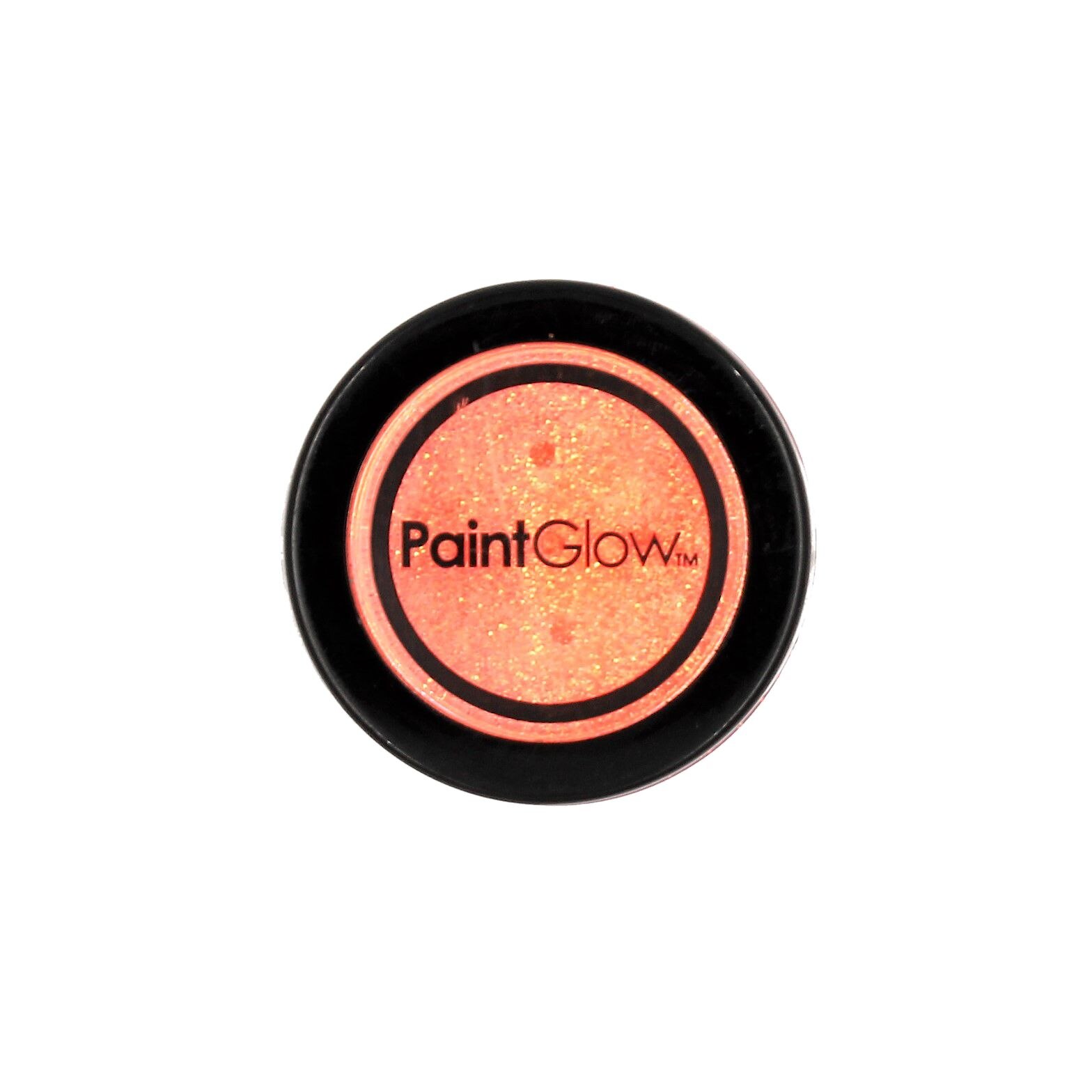 Pudra Glitter Peach Paradise, PaintGlow, UV Reactive, portocaliu, 3g
