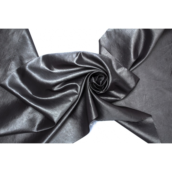 Material tesut, tip Taffeta neteda, Gri, 50 cm x 140 cm
