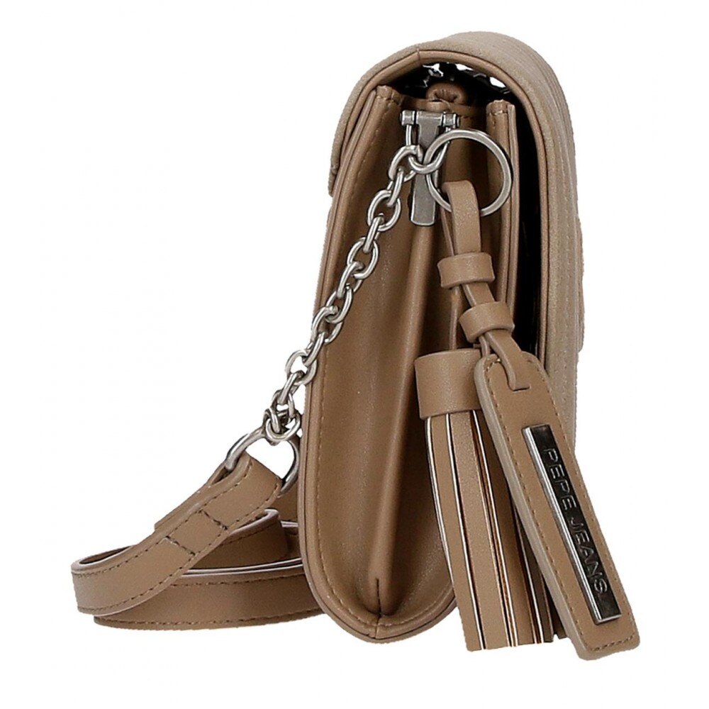 Geanta umar Pepe Jeans Lia bej, 23x15x5.5 cm