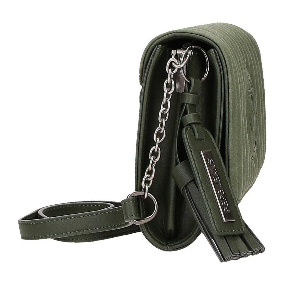 Geanta umar Pepe Jeans Lia verde, 23x15x5.5 cm