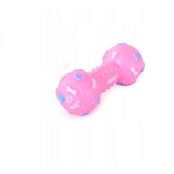Jucarie pentru caini, Zola®, os cu sunet, 16.5 cm, roz Jucarie pentru caini, Zola®, os cu sunet, 16.5 cm, roz