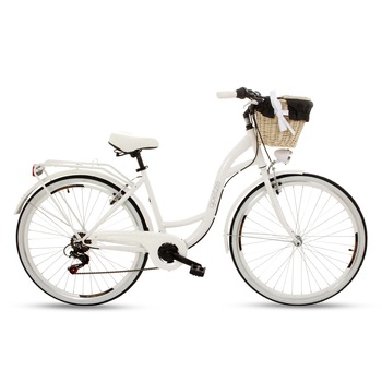 Bicicleta Vintage cu cos, Goetze, Mood28_cBialy_WBW, Otel, 28 Inch, Alb Bicicleta Vintage cu cos, Goetze, Mood28_cBialy_WBW, Otel, 28 Inch, Alb