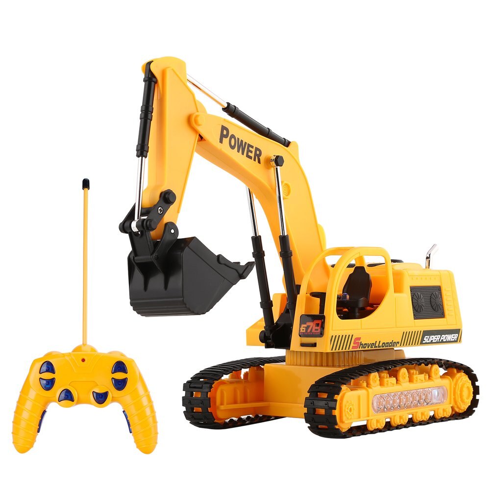 Excavator controlat de la distanta Model 8034E Rz Led Lights