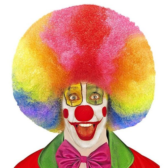 Peruca Afro Multicolora Maxi