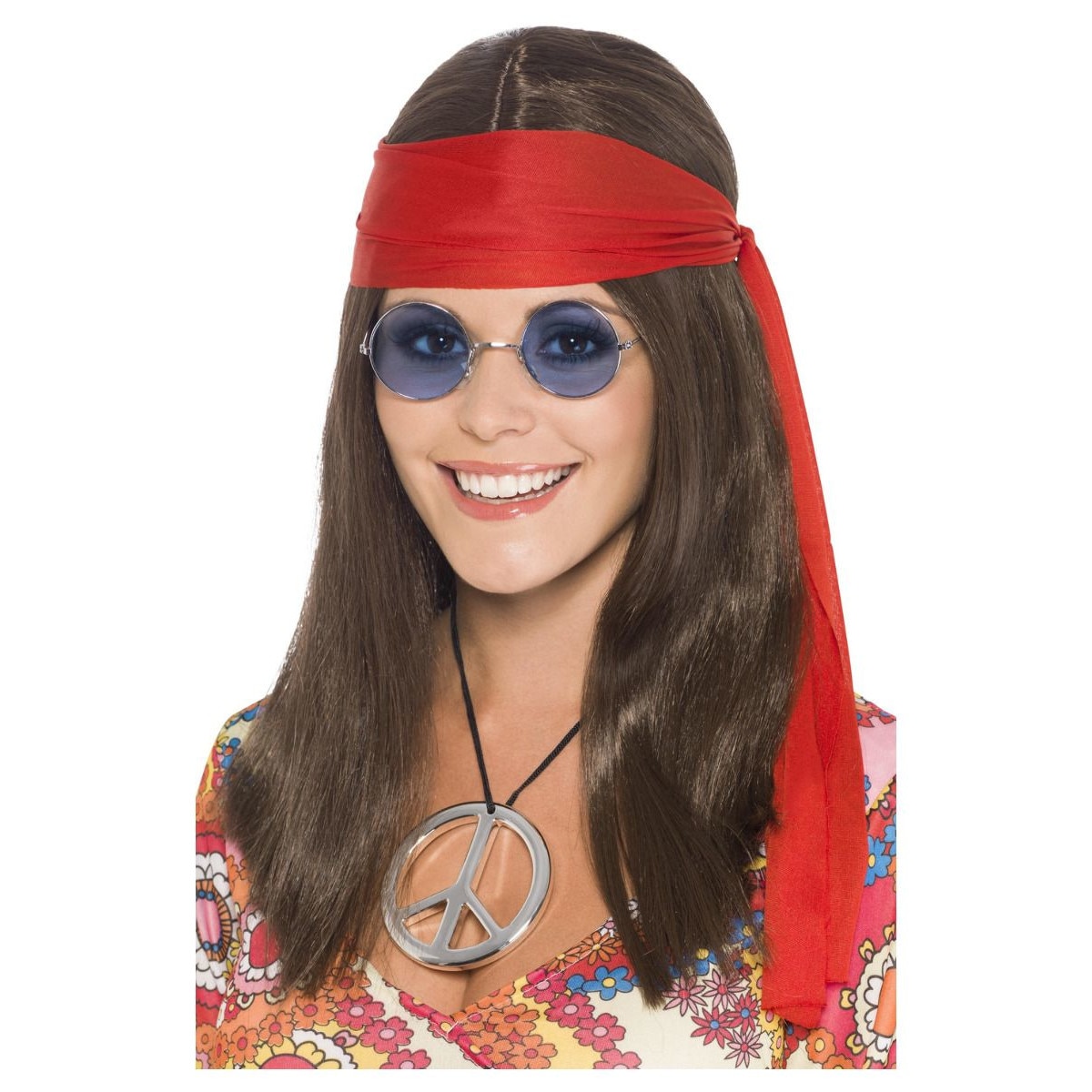 Set peruca Hippie Chick 4 articole