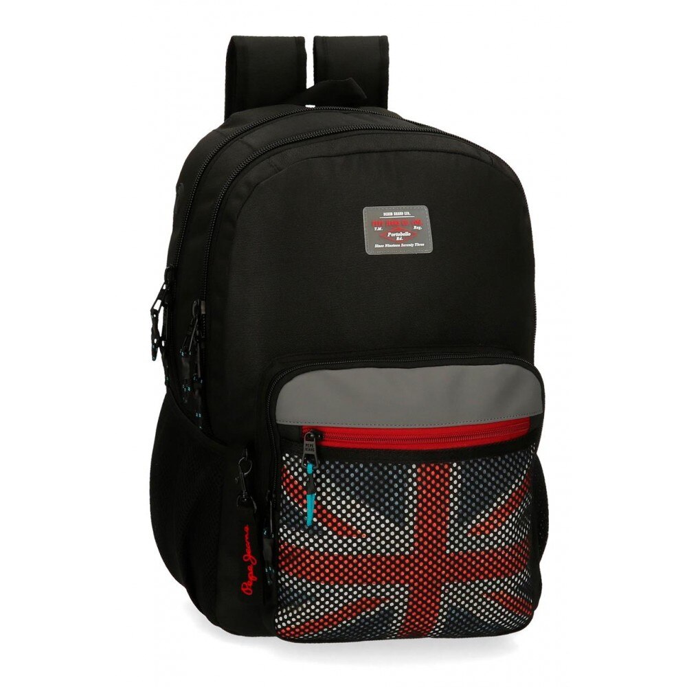 Rucsac adaptabil cu compartiment tableta 2 compartimente Pepe Jeans Malden, multicolor, 31x46x15 cm