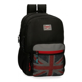 Rucsac adaptabil cu compartiment tableta 2 compartimente Pepe Jeans Malden, multicolor, 31x46x15 cm Rucsac adaptabil cu compartiment tableta 2 compartimente Pepe Jeans Malden, multicolor, 31x46x15 cm