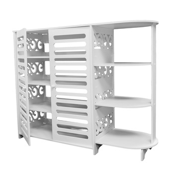 Etajera cu 4 rafturi, Naimeed D3469PVC Alb 90x70x31 cm Etajera cu 4 rafturi, Naimeed D3469PVC Alb 90x70x31 cm