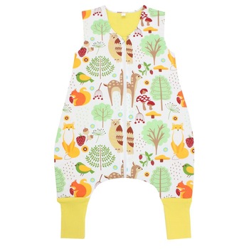 Sac de dormit, vara, cu picioare, Forest, Multicolor 80 cm Sac de dormit, vara, cu picioare, Forest, Multicolor 80 cm