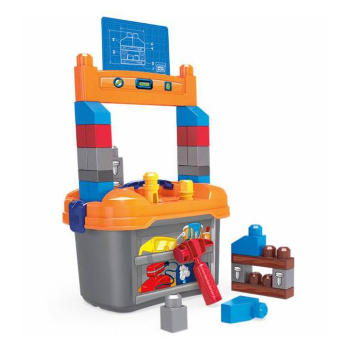 Set de constructie Mega Blocks - Banc de lucru 36 piese
