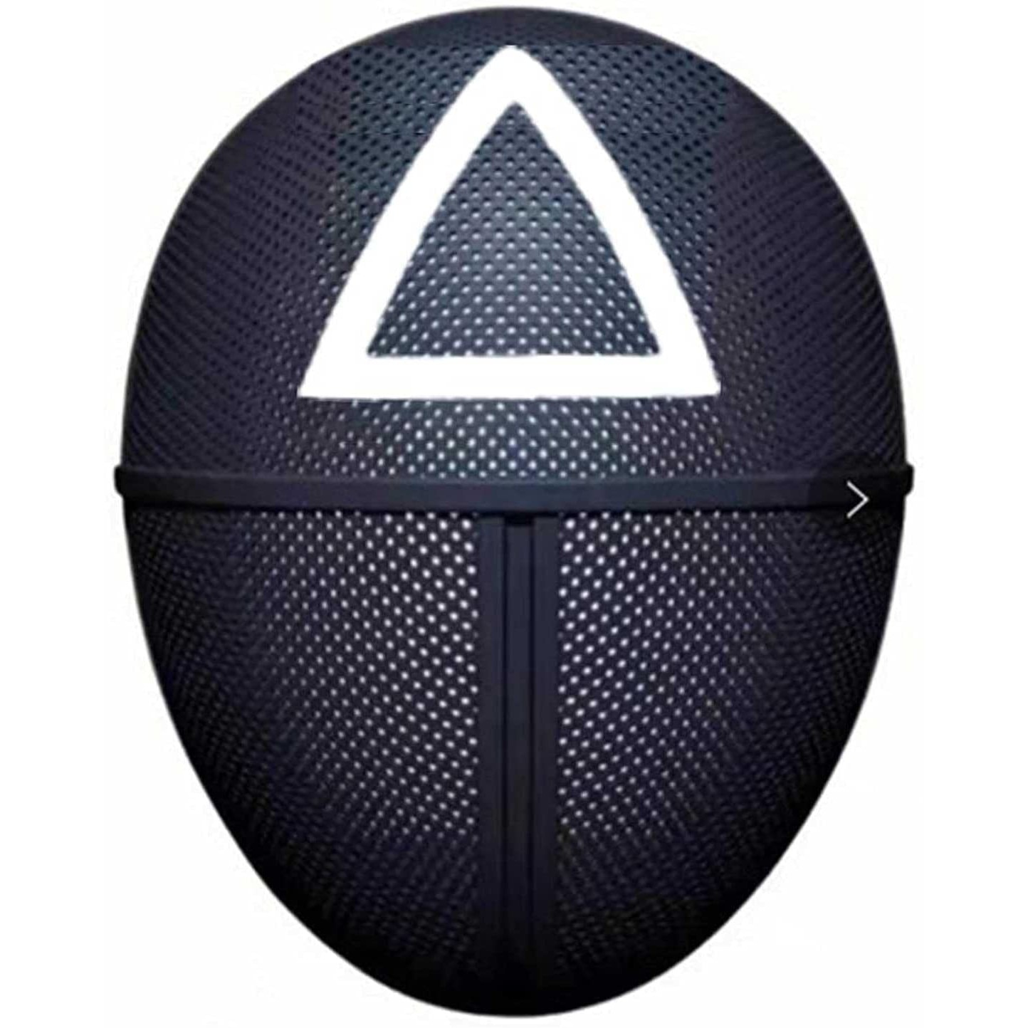 Masca Squid Game, Halloween, Cosplay, forma triunghi, jocul calamarului, neagra