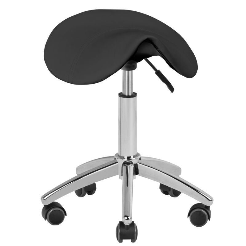 Scaun cosmetica hidraulic, THEIA, Negru , 40X36cm