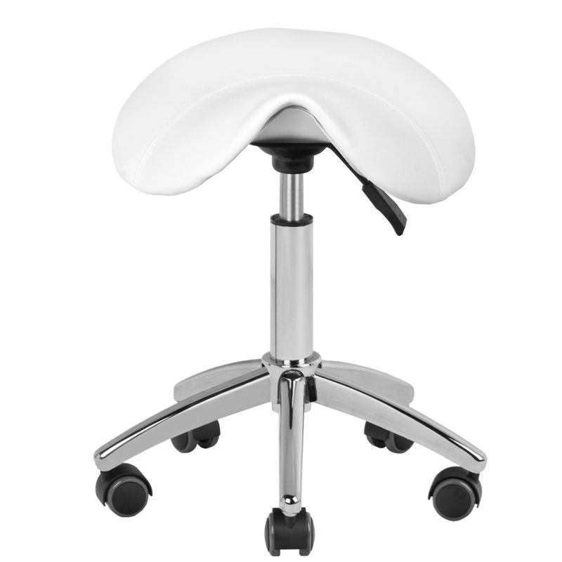 Scaun cosmetica hidraulic, THEIA, Alb, 40x36cm