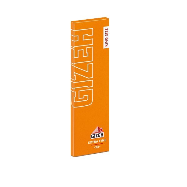 Foite pentru rulat tigari Gizeh King Size Slim 110mm 33 bucati, Extra Fine
