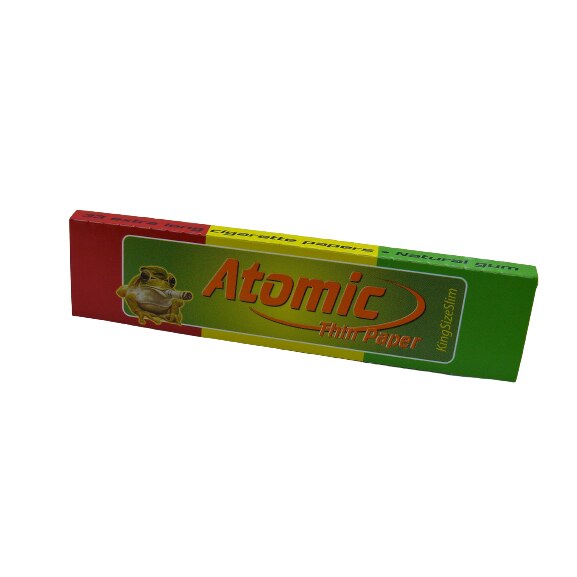 Foite pentru rulat tigari Atomic King Size Slim 110mm 33 bucati, Thin Paper