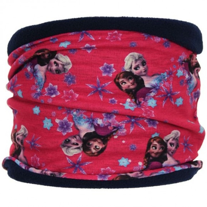 Guler pentru copii, Poliester, Model Frozen, 50 x 22 cm, Multicolor