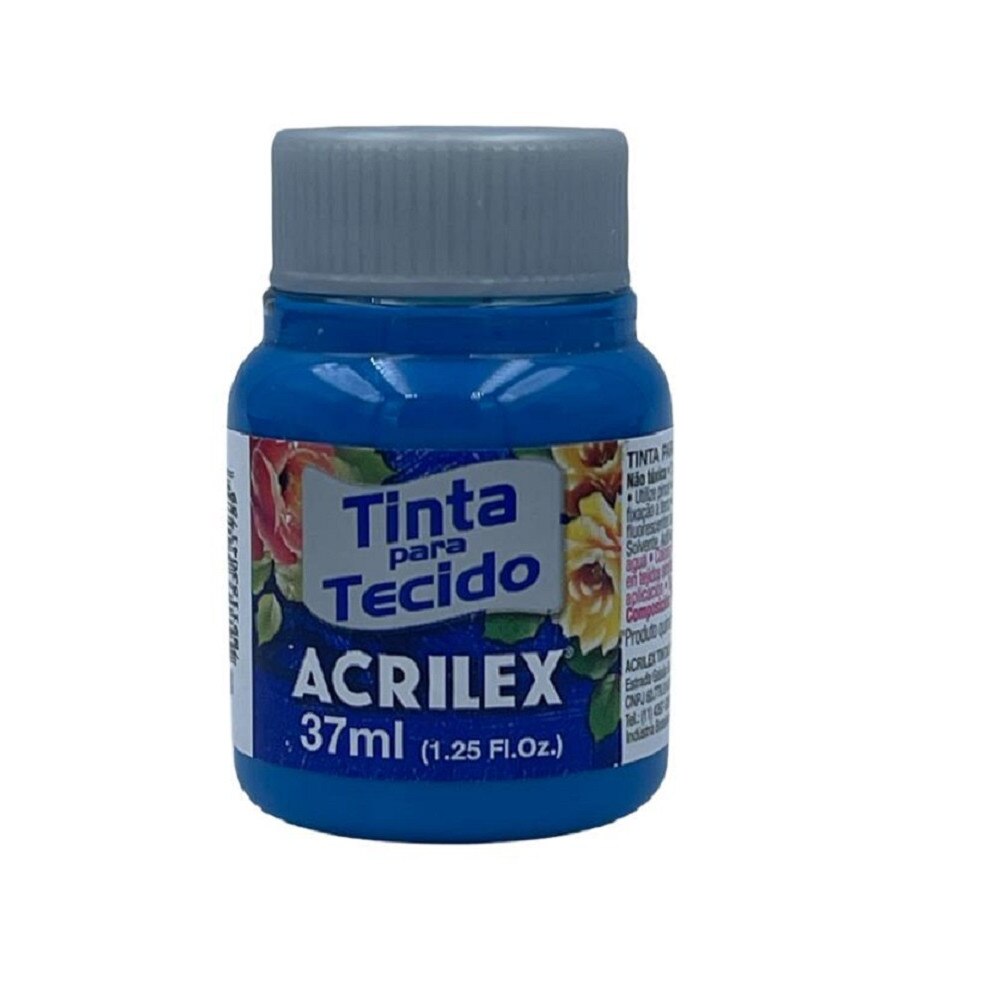 Vopsea textile Acrilex, 37ml, Albastru