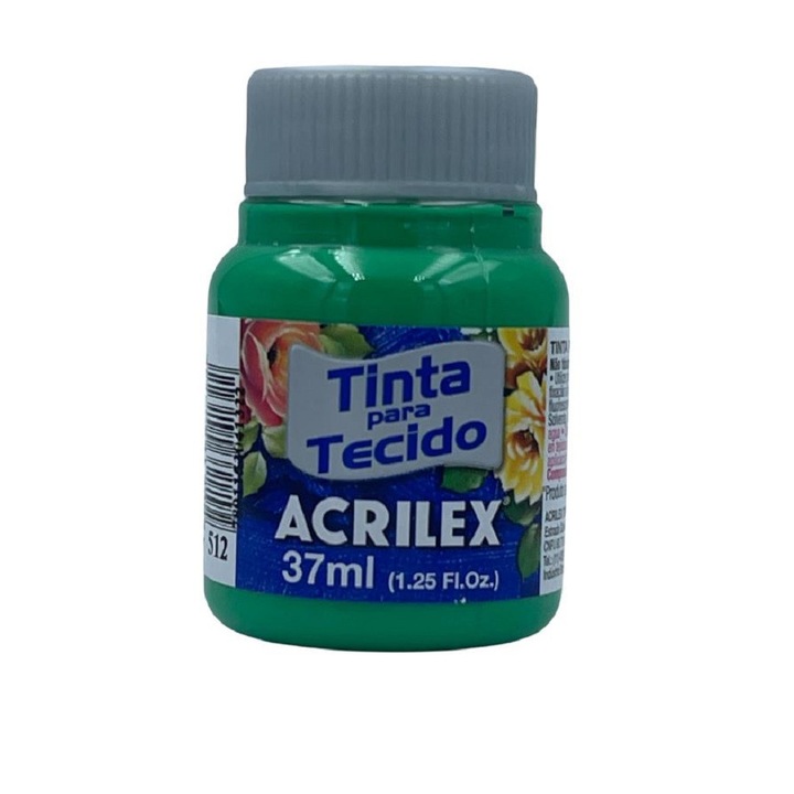 Vopsea textile Acrilex, 37ml, Verde veronese