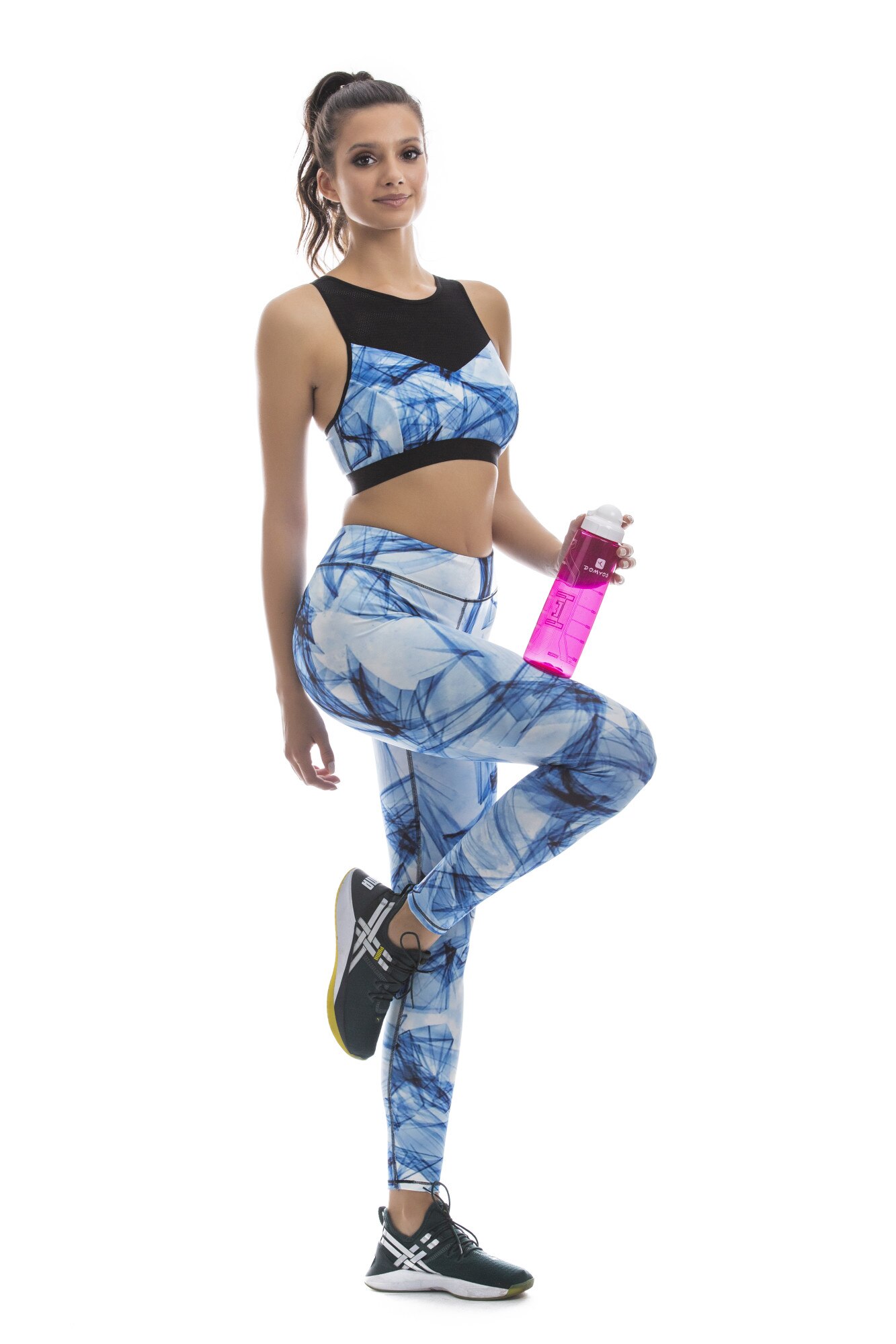 Colanti fitness femei CF30 , multicolor2, Multicolor