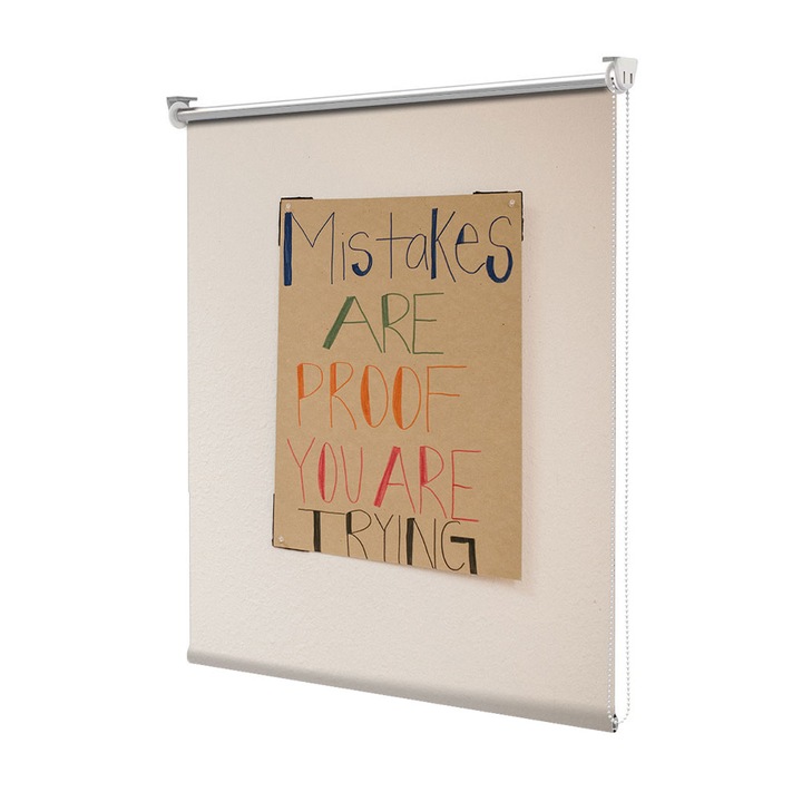 Roleta Art Shade tip Jaluzea cu Rulou si sistem inclus, Art Star, Motivatie, Mesaje, Decoratiuni, Latime 100 cm x Inaltime 130 cm