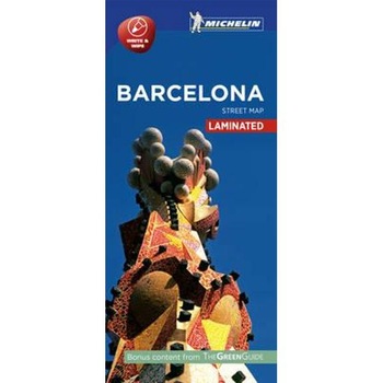Barcelona -Citymap Laminated Barcelona -Citymap Laminated