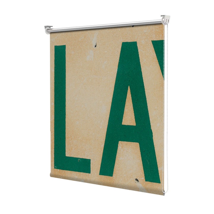 Roleta Art Shade tip Jaluzea cu Rulou si sistem inclus, Art Star, Play, Mesaje, Decoratiuni, Latime 80 cm x Inaltime 130 cm