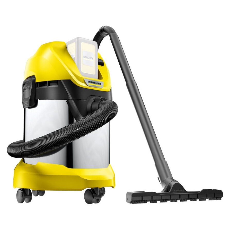 Aspirator umed/uscat Karcher WD 3 Battery 1.629-951.0, 300 W, 17 l, Argintiu