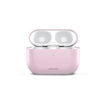 Husa pentru AirPods PRO Usams light silicon pink Husa pentru AirPods PRO Usams light silicon pink