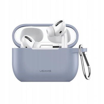 Husa pentru AirPods PRO Usams holder silicon purple Husa pentru AirPods PRO Usams holder silicon purple
