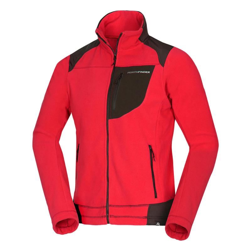 Bluza barbati NORTHFINDER Northpolars MI-3451OR, Rosu