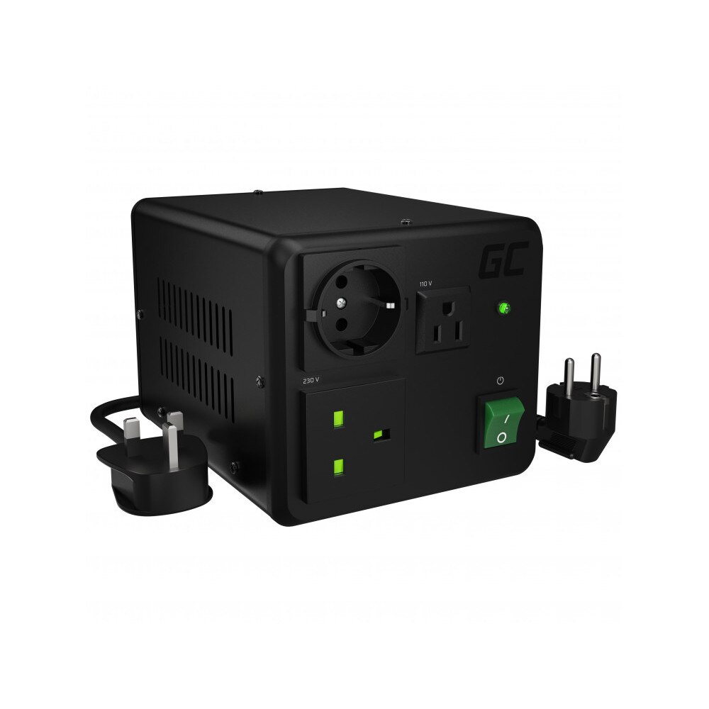 Transformator de tenisune 110V la 230V reversibil 1000VA 800W / 1000W Green Cell CNV02
