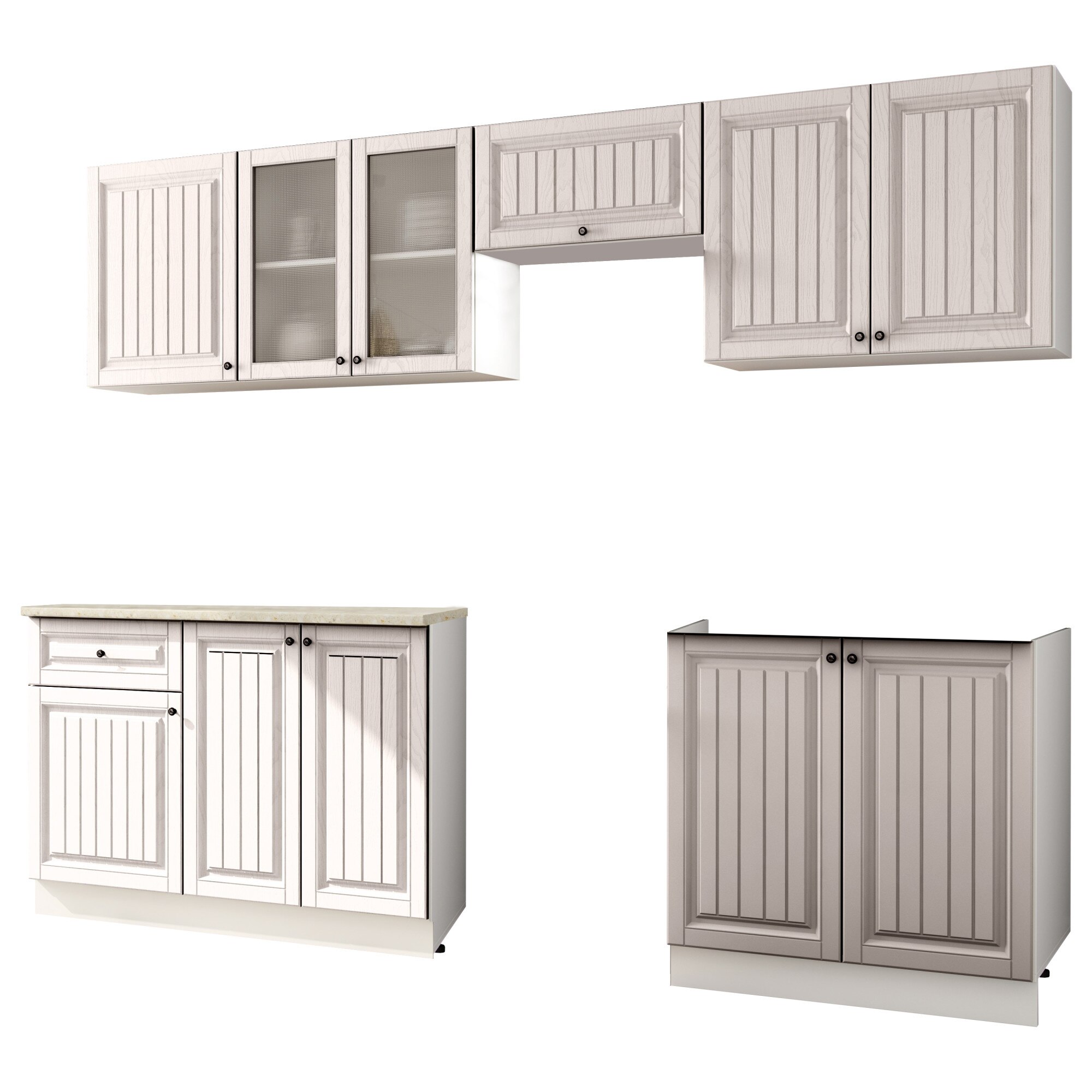 Set Bucatarie Gospodina , 260x60x210cm, Muscat