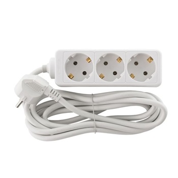 Prelungitor 3 prize, 3.0mx1.5mm, fara intrerupator, Makalon, 700752 Prelungitor 3 prize, 3.0mx1.5mm, fara intrerupator, Makalon, 700752