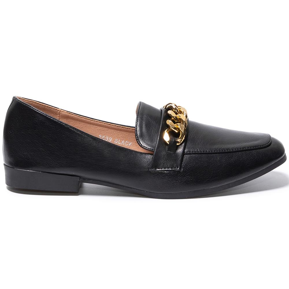 Pantofi dama Adamina, Negru, Negru