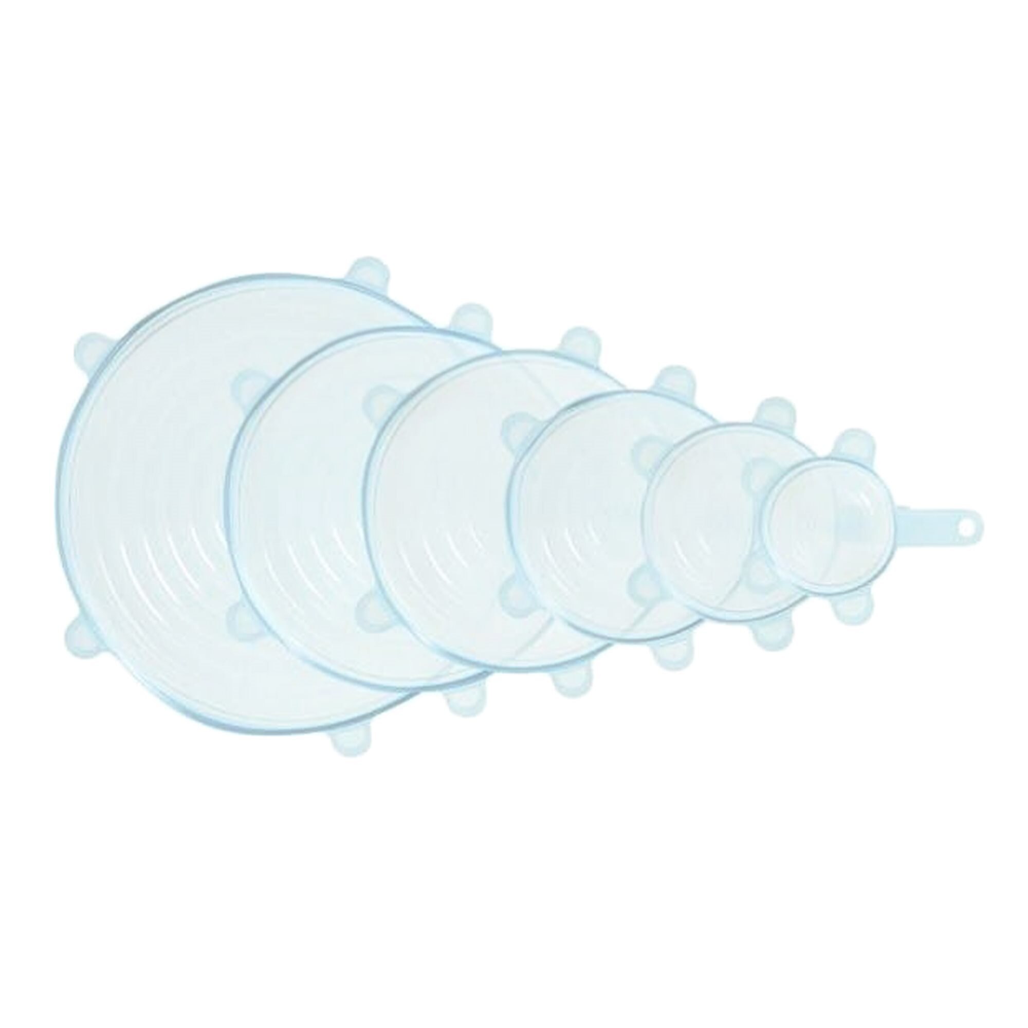Set 6 capace rotunde reutilizabile Flexi, silicon - Curver