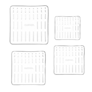 Set 4 capace patrate reutilizabile Flexi, silicon - Curver Set 4 capace patrate reutilizabile Flexi, silicon - Curver