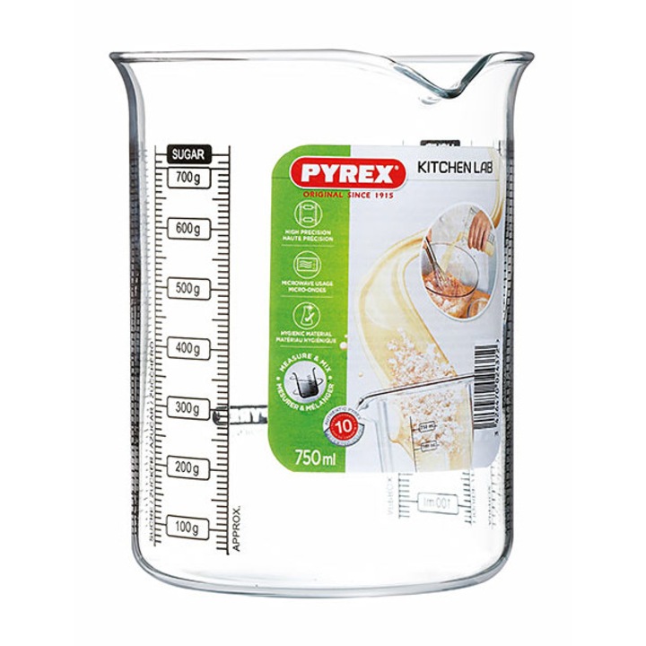 Градуирана чаша, изработена от боросиликатно стъкло, 750 ml, "Classic" - Pyrex
