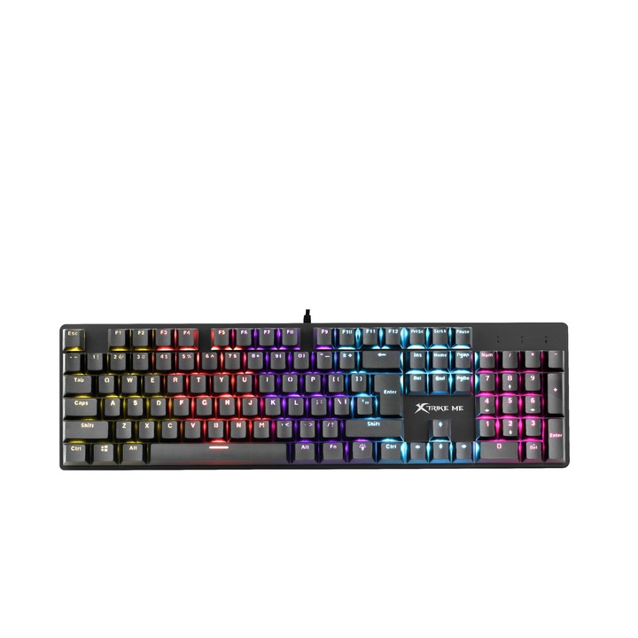 Клавиатура Xtrike ME механична клавиатура Gaming Keyboard Mechanical 104 keys GK-915 - 5 colors backlight XTRM-GK-915