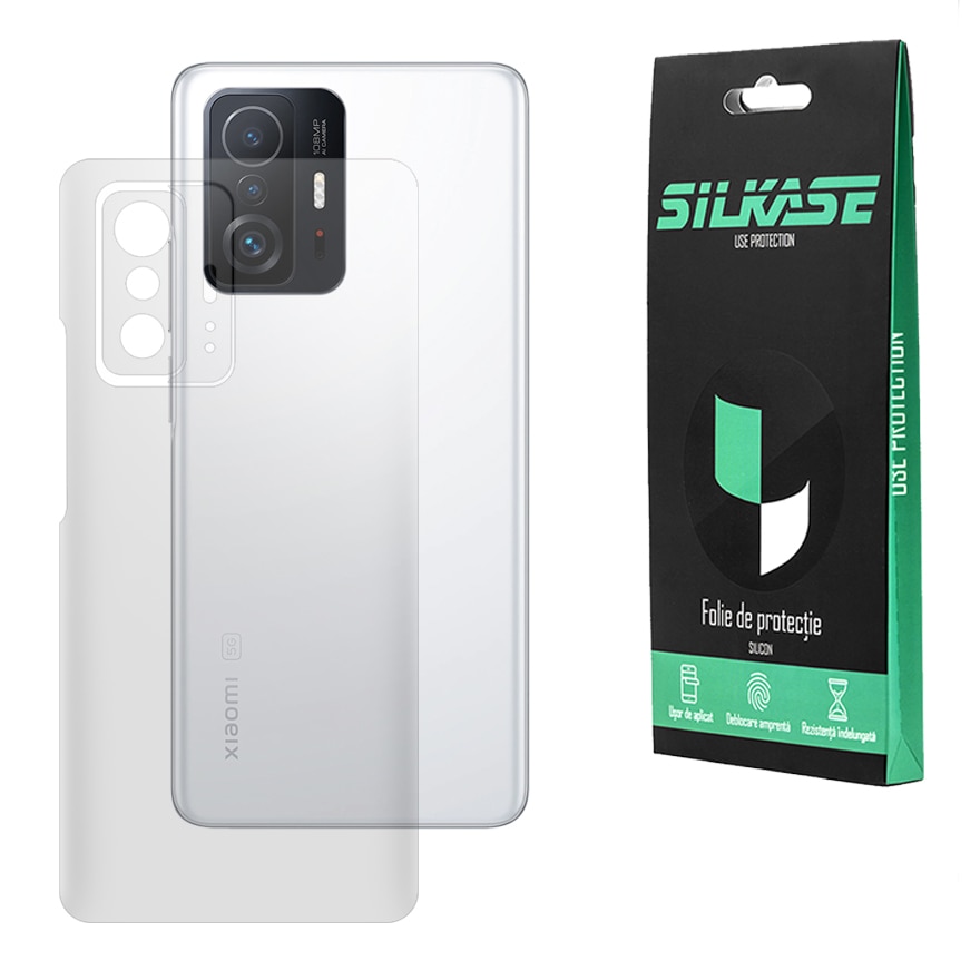 Folie Spate Mata Silkase Pentru Xiaomi Mi 11t Pro Protectie Spate Silicon Regenerabil Emag Ro