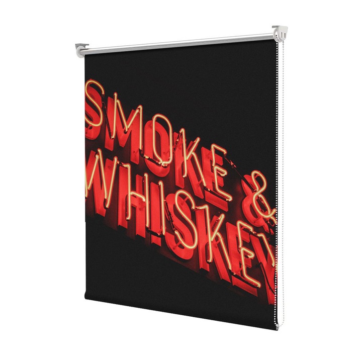 Roleta Art Shade tip Jaluzea cu Rulou si sistem inclus, Art Star, Bautura si tigari, Mesaje, Decoratiuni, Latime 90 cm x Inaltime 190 cm