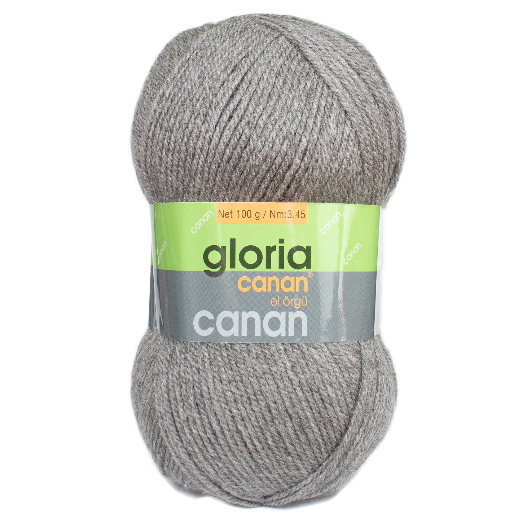 Pachet fir tricotat Gloria 47, 5 bobine, acril 100%, 500 g/pachet, culoare gri deschis