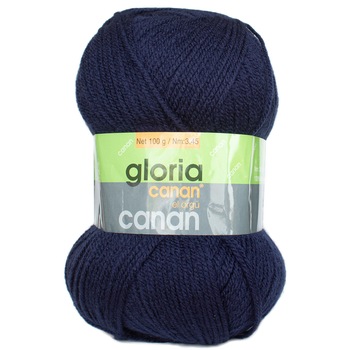 Pachet fir tricotat Gloria 148, 5 bobine, acril 100%, 500 g/pachet, culoare bleumarin Pachet fir tricotat Gloria 148, 5 bobine, acril 100%, 500 g/pachet, culoare bleumarin